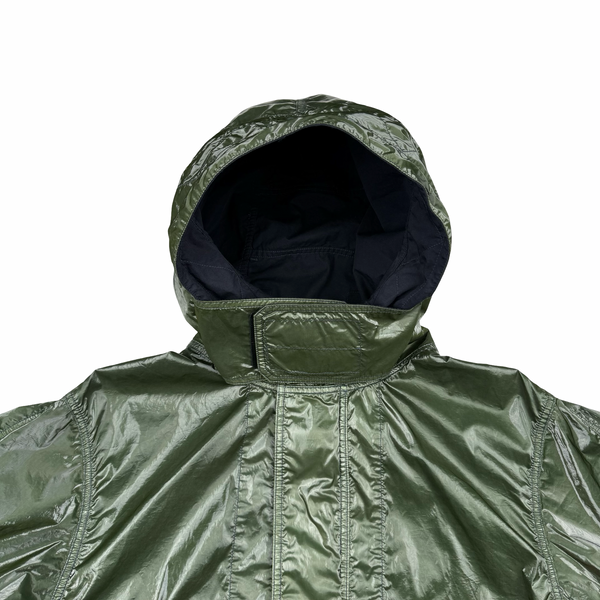 Stone Island x New Balance 2026 Green Nylon Prismatico-TC Zipped Jacket - Large