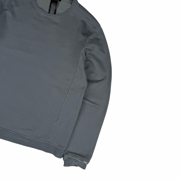 Stone Island 2013 Slate Shadow Project Zipped Detail Cotton Crew Neck Jumper - Large