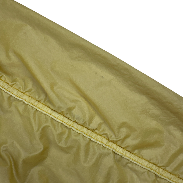 Stone Island 2018 Yellow Lamy Flock Hooded Jacket - Large