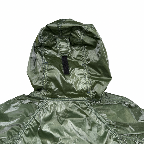 Stone Island x New Balance 2026 Green Nylon Prismatico-TC Zipped Jacket - Large