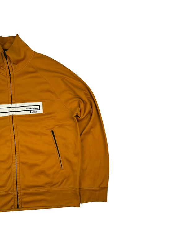 Stone Island 2003 Vintage Denims Orange Nylon Track Top - XL