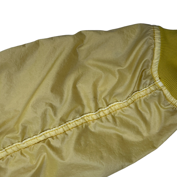 Stone Island 2018 Yellow Lamy Flock Hooded Jacket - Large