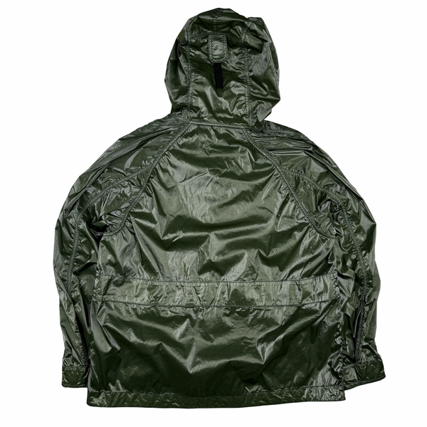 Stone Island x New Balance 2026 Green Nylon Prismatico-TC Zipped Jacket - Large