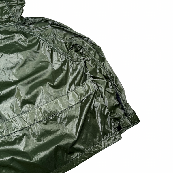Stone Island x New Balance 2026 Green Nylon Prismatico-TC Zipped Jacket - Large