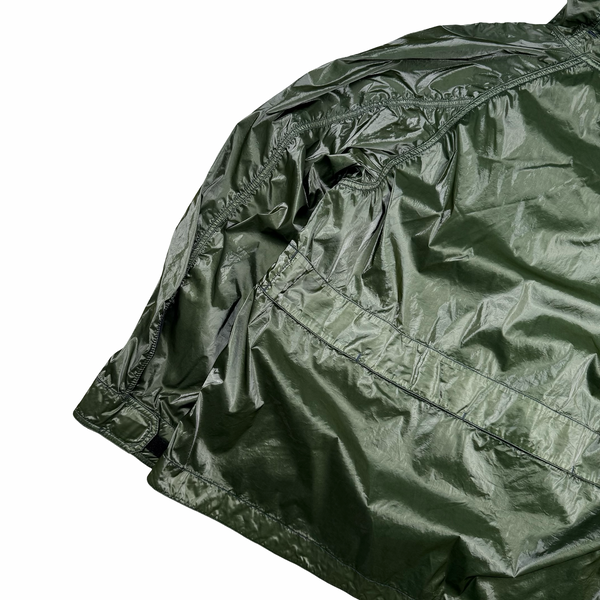 Stone Island x New Balance 2026 Green Nylon Prismatico-TC Zipped Jacket - Large