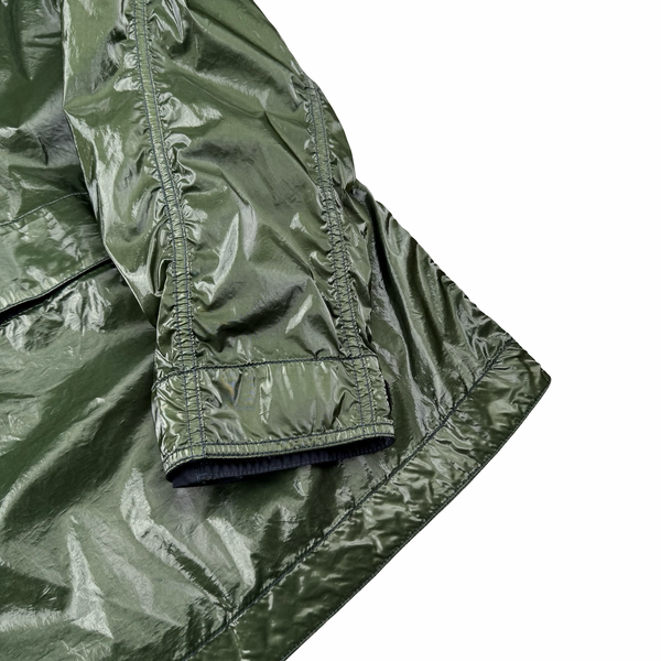 Stone Island x New Balance 2026 Green Nylon Prismatico-TC Zipped Jacket - Large