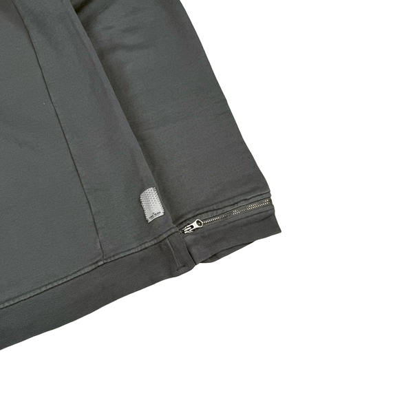 Stone Island 2013 Slate Shadow Project Zipped Detail Cotton Crew Neck Jumper - Large