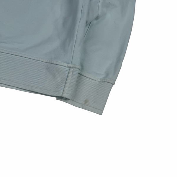 CP Company Baby Blue Cotton Lens Viewer Crewneck - Medium