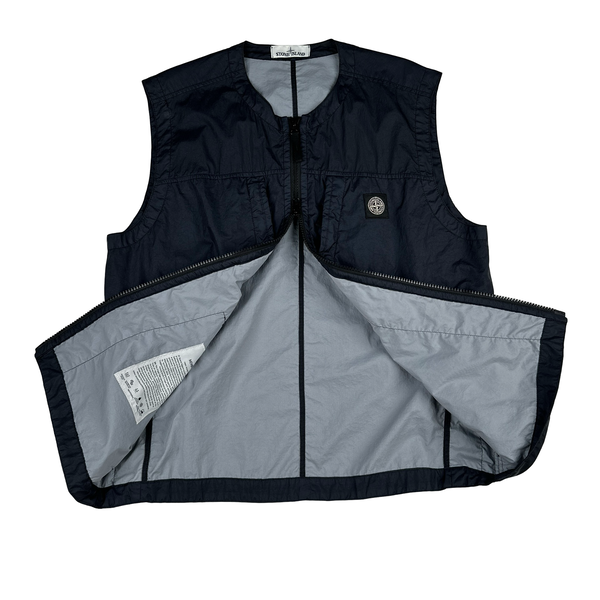 Stone Island 2018 Navy Membrena 3L TC Gilet - XL