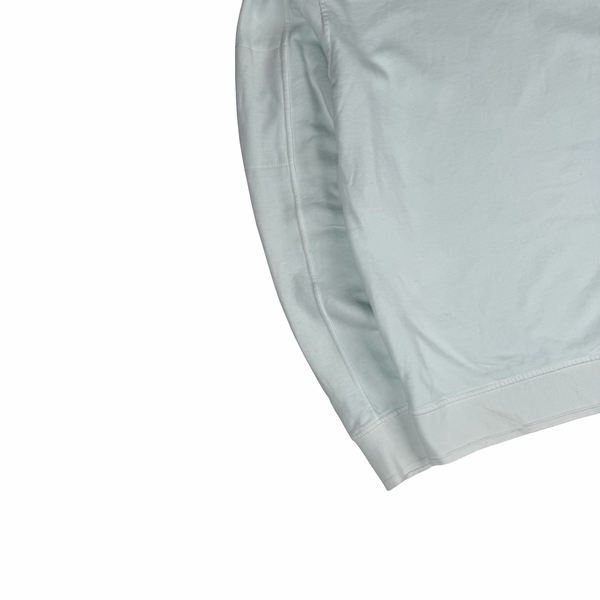CP Company Baby Blue Cotton Lens Viewer Crewneck - Medium