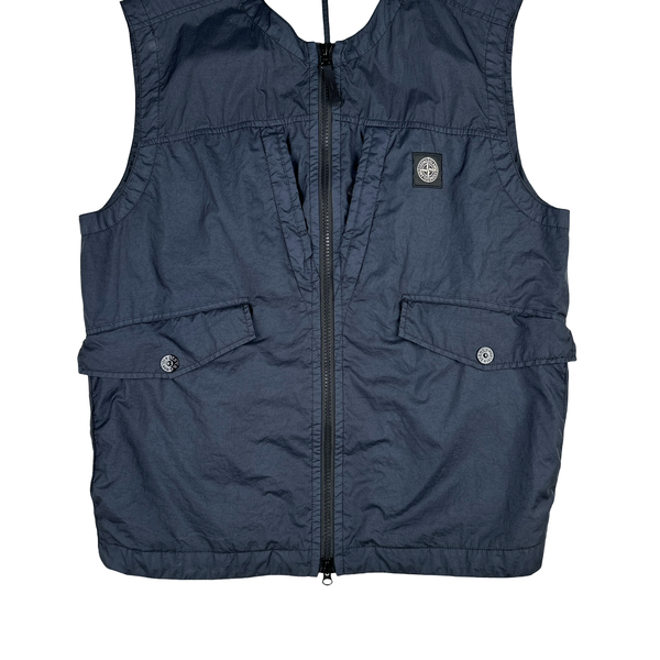 Stone Island 2018 Navy Membrena 3L TC Gilet - XL