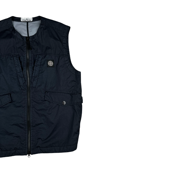 Stone Island 2018 Navy Membrena 3L TC Gilet - XL