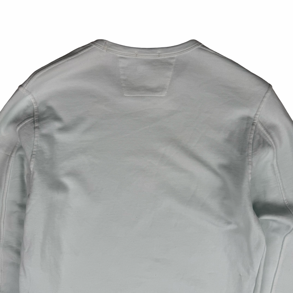 CP Company Baby Blue Cotton Lens Viewer Crewneck - Medium
