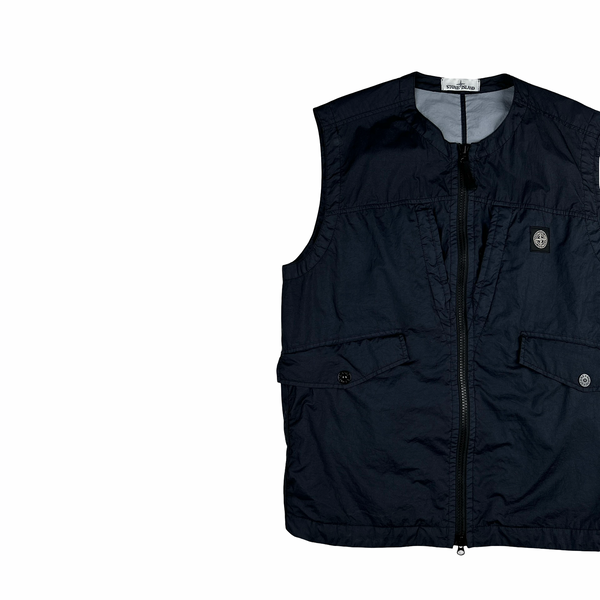 Stone Island 2018 Navy Membrena 3L TC Gilet - XL
