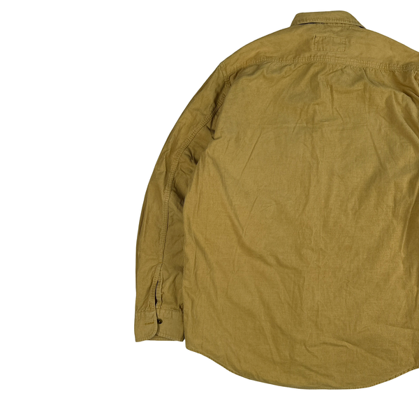 Valentino Yellow Corduroy Button up Shirt - XL