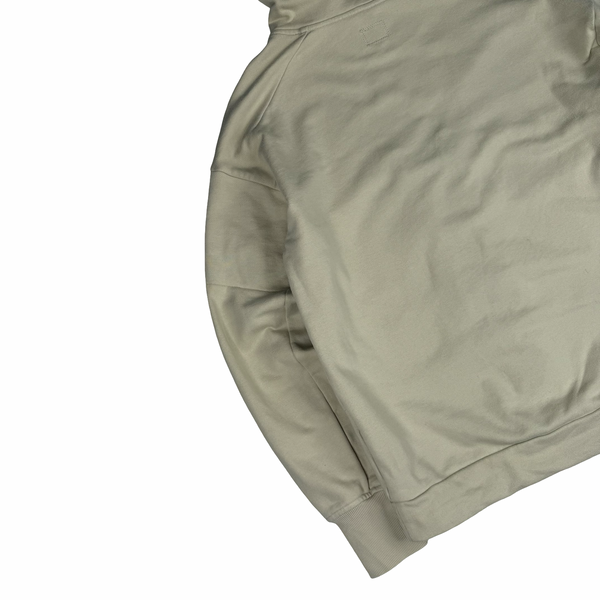 CP Company Beige Pullover Lens View Cotton Hoodie - Medium
