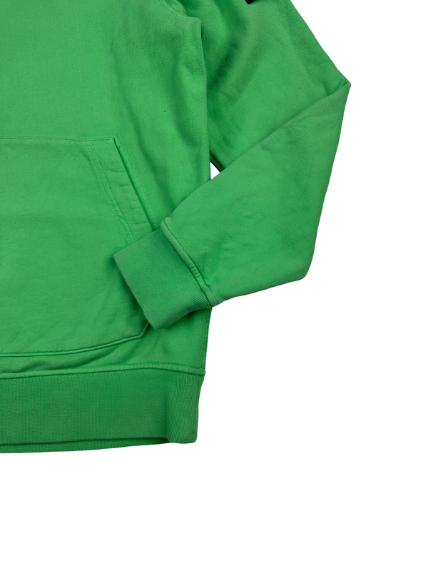 Stone Island 2022 Green Pullover Cotton Hoodie - Medium