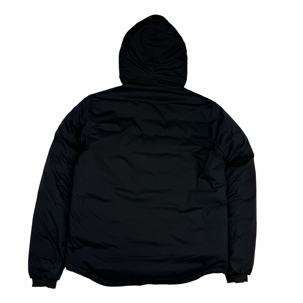Canada Goose Lodge Black Down Hooded  Jacket - Medium