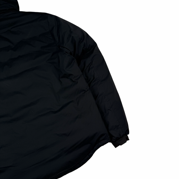 Canada Goose Lodge Black Down Hooded  Jacket - Medium