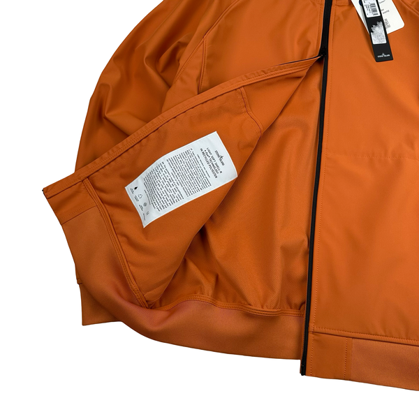 Stone Island 2023 Orange Soft Shell R eDye Technology Jacket - XL