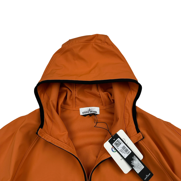 Stone Island 2023 Orange Soft Shell R eDye Technology Jacket - XL