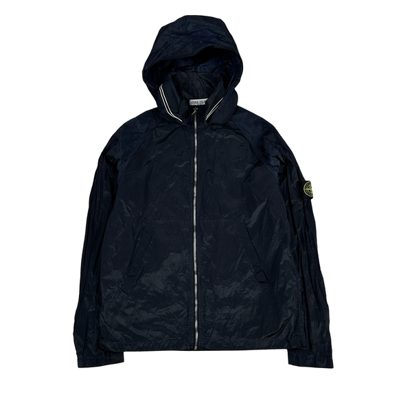 Stone Island Vintage 2005 Navy Nylon Metal Shimmer Jacket - Medium