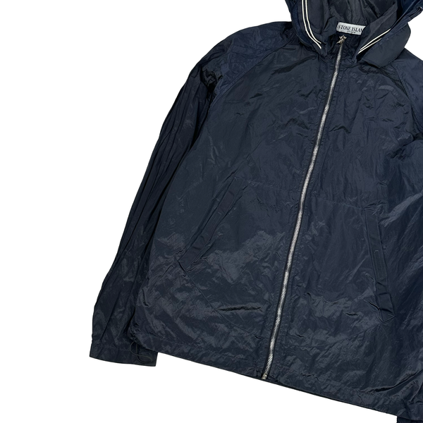 Stone Island Vintage 2005 Navy Nylon Metal Shimmer Jacket - Medium