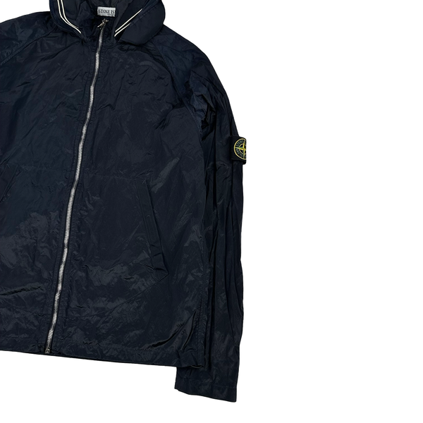 Stone Island Vintage 2005 Navy Nylon Metal Shimmer Jacket - Medium