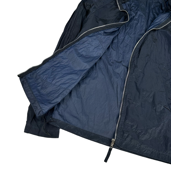 Stone Island Vintage 2005 Navy Nylon Metal Shimmer Jacket - Medium