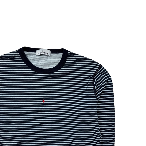 Stone Island 2019 Striped Marina Longsleeve Top - Small
