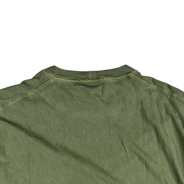 Stone Island Sage Green Cotton T Shirt - XL
