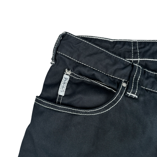 Armani Jeans 2000's Smart Contrast Stitch Chino Trousers - Medium