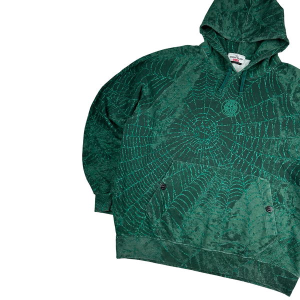 Stone Island x Supreme 2023 Spiderweb Hoodie - XXL
