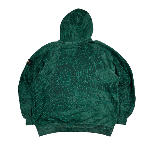 Stone Island x Supreme 2023 Spiderweb Hoodie - XXL