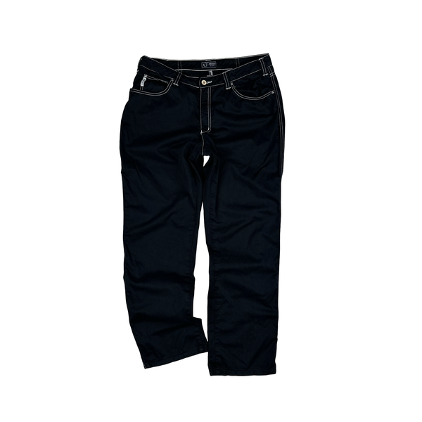 Armani Jeans 2000's Smart Contrast Stitch Chino Trousers - Medium