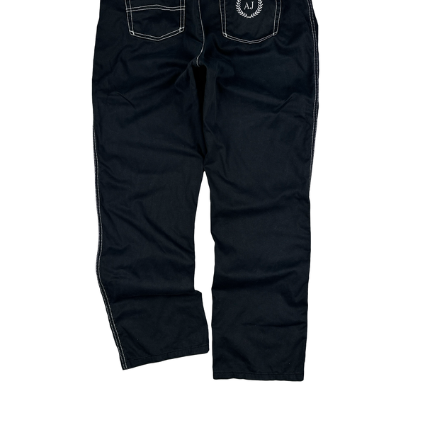 Armani Jeans 2000's Smart Contrast Stitch Chino Trousers - Medium