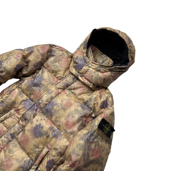 Stone Island Floral Lamy Cover Stampato Puffer Jacket - Small