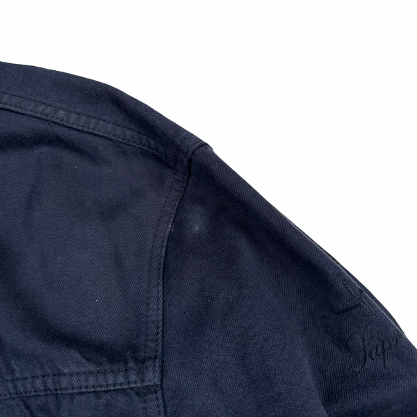 Stone Island x Supreme 2023 Navy Bull Denim TC Jacket - Medium