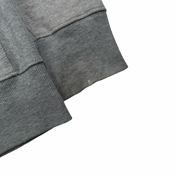 Stone Island Grey Zipped Cotton Hoodie - XL