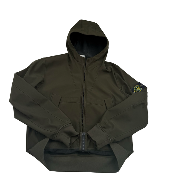 Stone Island 2013 Dark Olive Soft Shell R Jacket - XL
