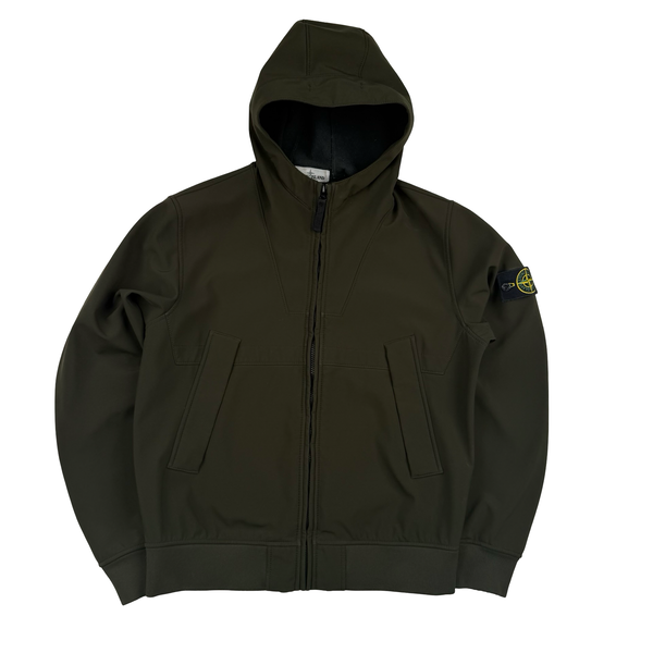 Stone Island 2013 Dark Olive Soft Shell R Jacket - XL