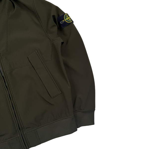 Stone Island 2013 Dark Olive Soft Shell R Jacket - XL