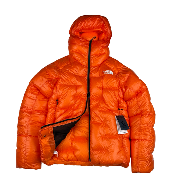 North Face Orange Summit Series 800 Pro Cloud Down Puffer Jacket - Small