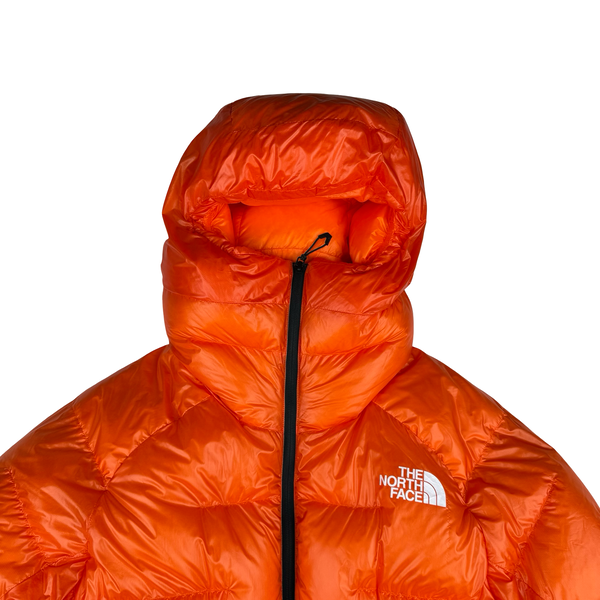 North Face Orange Summit Series 800 Pro Cloud Down Puffer Jacket - Small