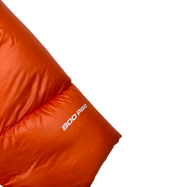 North Face Orange Summit Series 800 Pro Cloud Down Puffer Jacket - Small