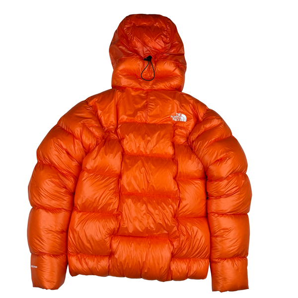 North Face Orange Summit Series 800 Pro Cloud Down Puffer Jacket - Small