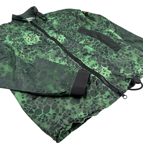 Stone Island 2018 Alligator Camo Light Cotton Nylon Jacket - Large