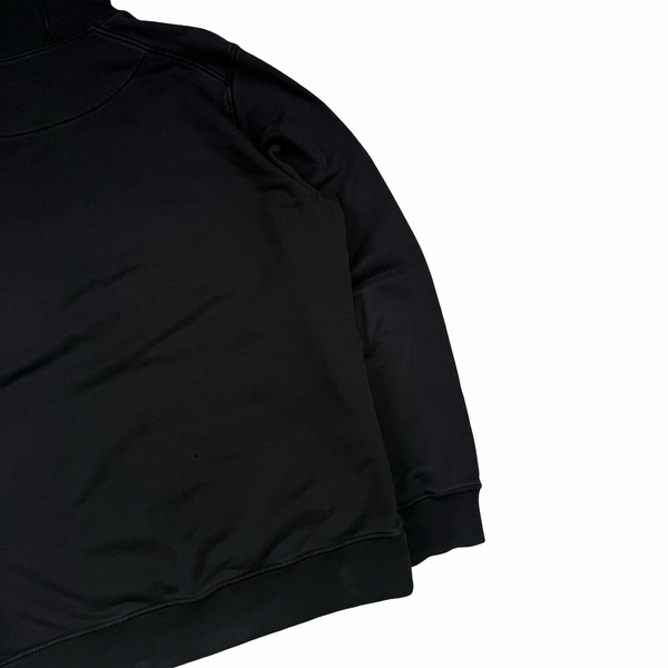 Stone Island 2020 Black Cotton Pullover Hoodie - XL