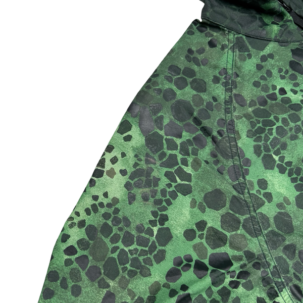 Stone Island 2018 Alligator Camo Light Cotton Nylon Jacket - Large