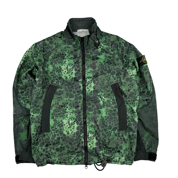 Stone Island 2018 Alligator Camo Light Cotton Nylon Jacket - Large